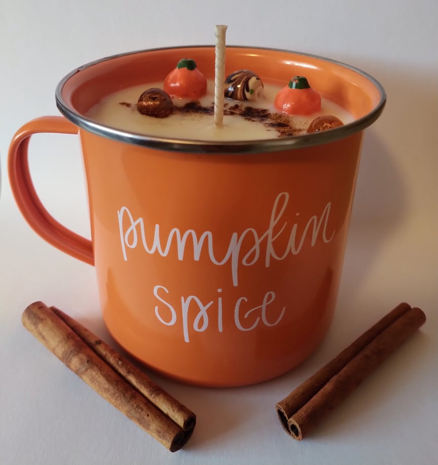 Pumpkin Spice Tin Mug (16oz)