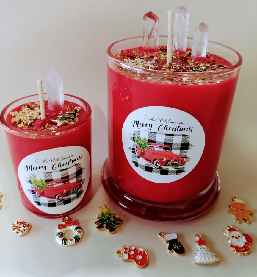 Merry Christmas (Large 12.5oz or Votive 3oz)