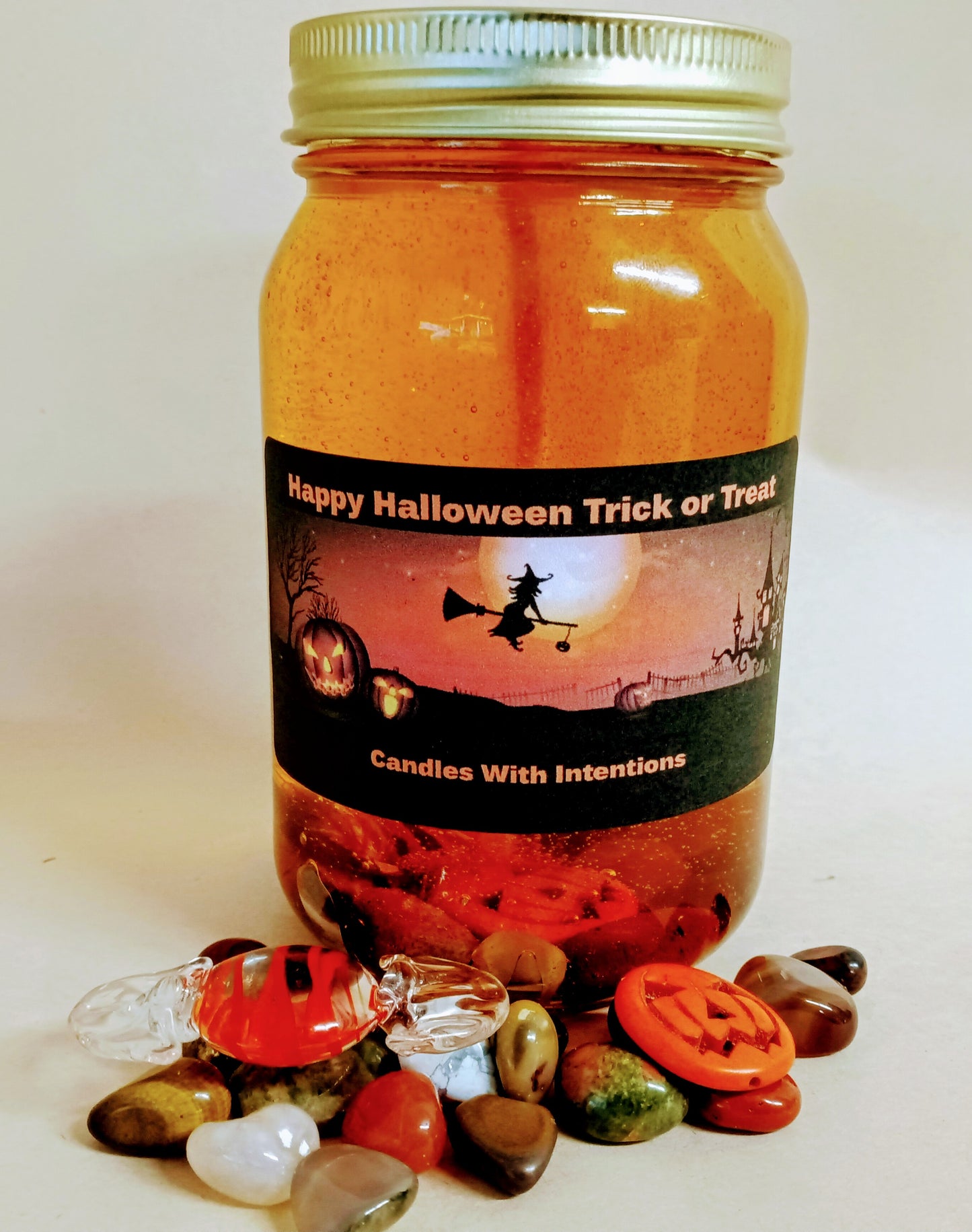 Happy Halloween Gel Wax Candle (Large 16oz)
