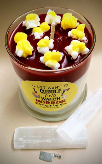 I just want to cuddle and watch horror movies - Killer Intentions Line (12.5oz)