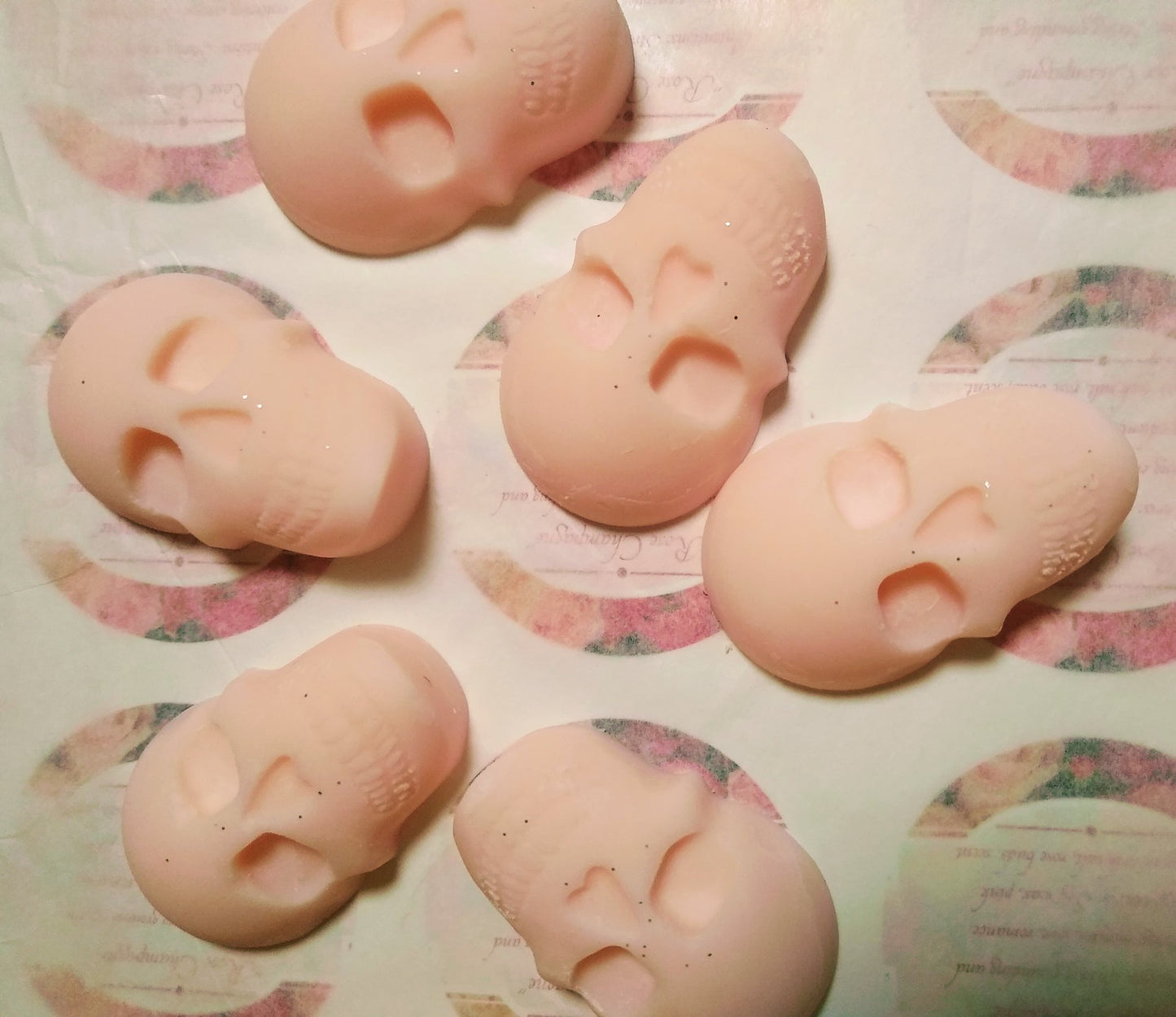 Skull rose champagne melts (6 pack)
