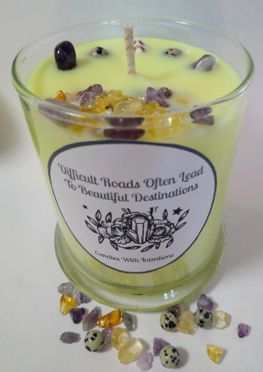 Difficult roads often lead to beautiful destinations. (Large 12.5oz)