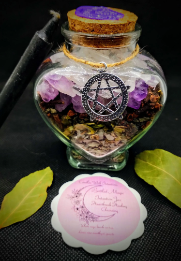 Bottled Magic Intention Jar Cleansing, Heartbreak Healing (5oz)