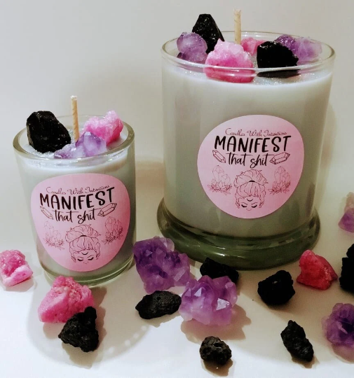 Manifest That Shit! (Votive 3oz OR Large 12.5o