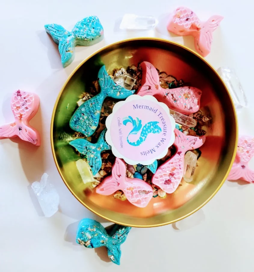 Mermaid Treasure Wax Melts (10-12 average tails with treasures)
