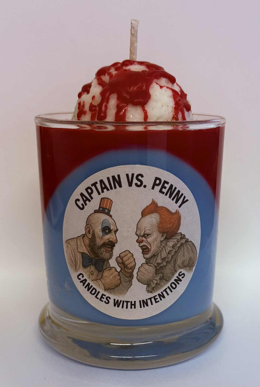 Captain vs. Penny Candle (12.5oz)