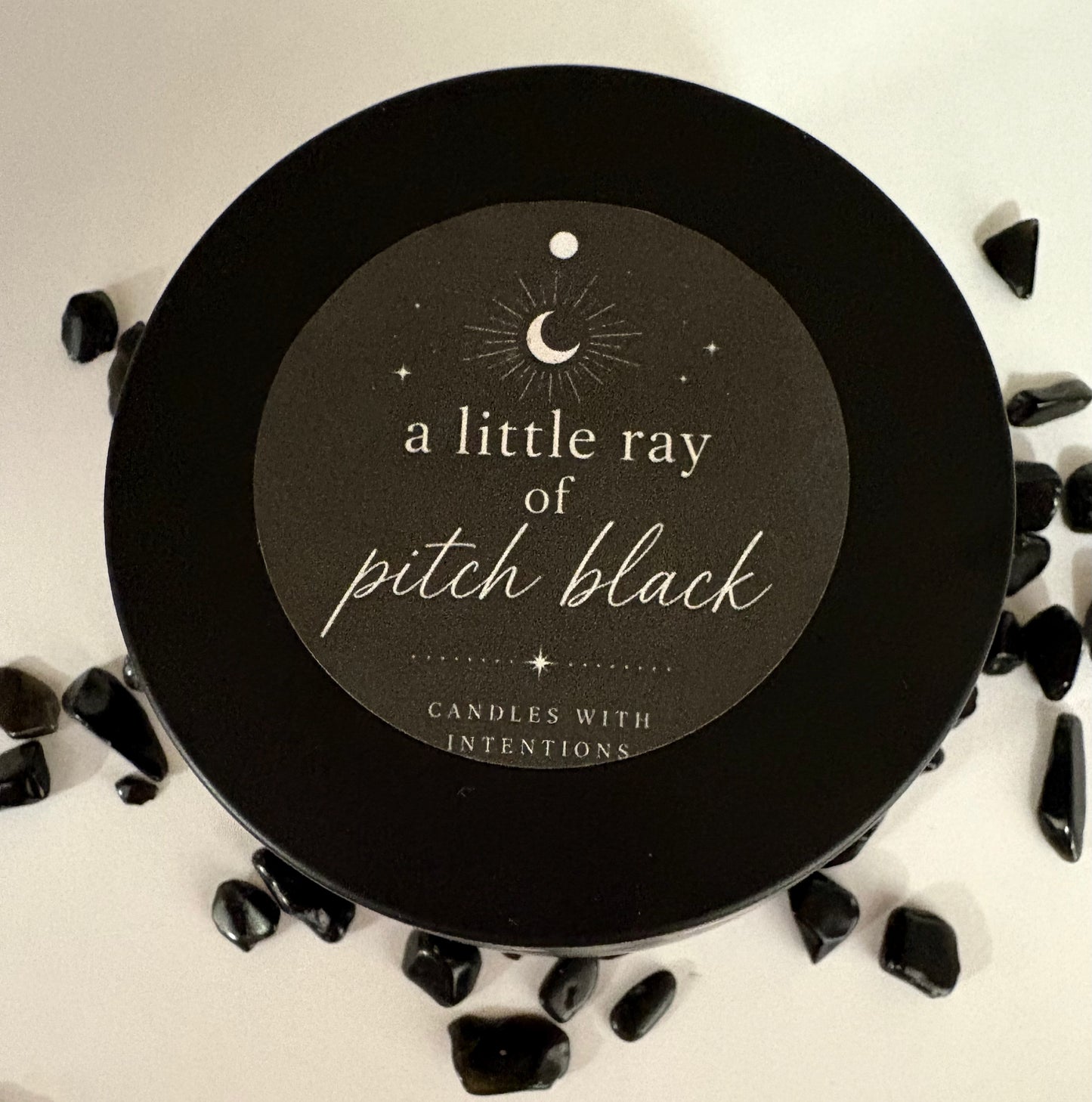 A little ray of pitch black (8oz tin)
