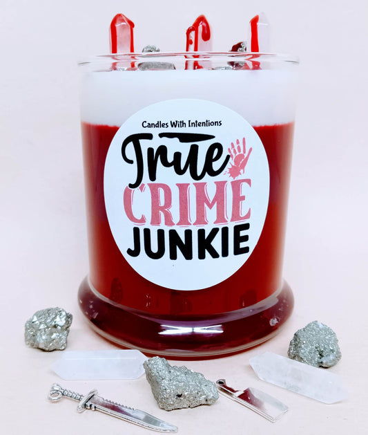 True Crime Junkie Candle Killer Intentions Line (12oz)
