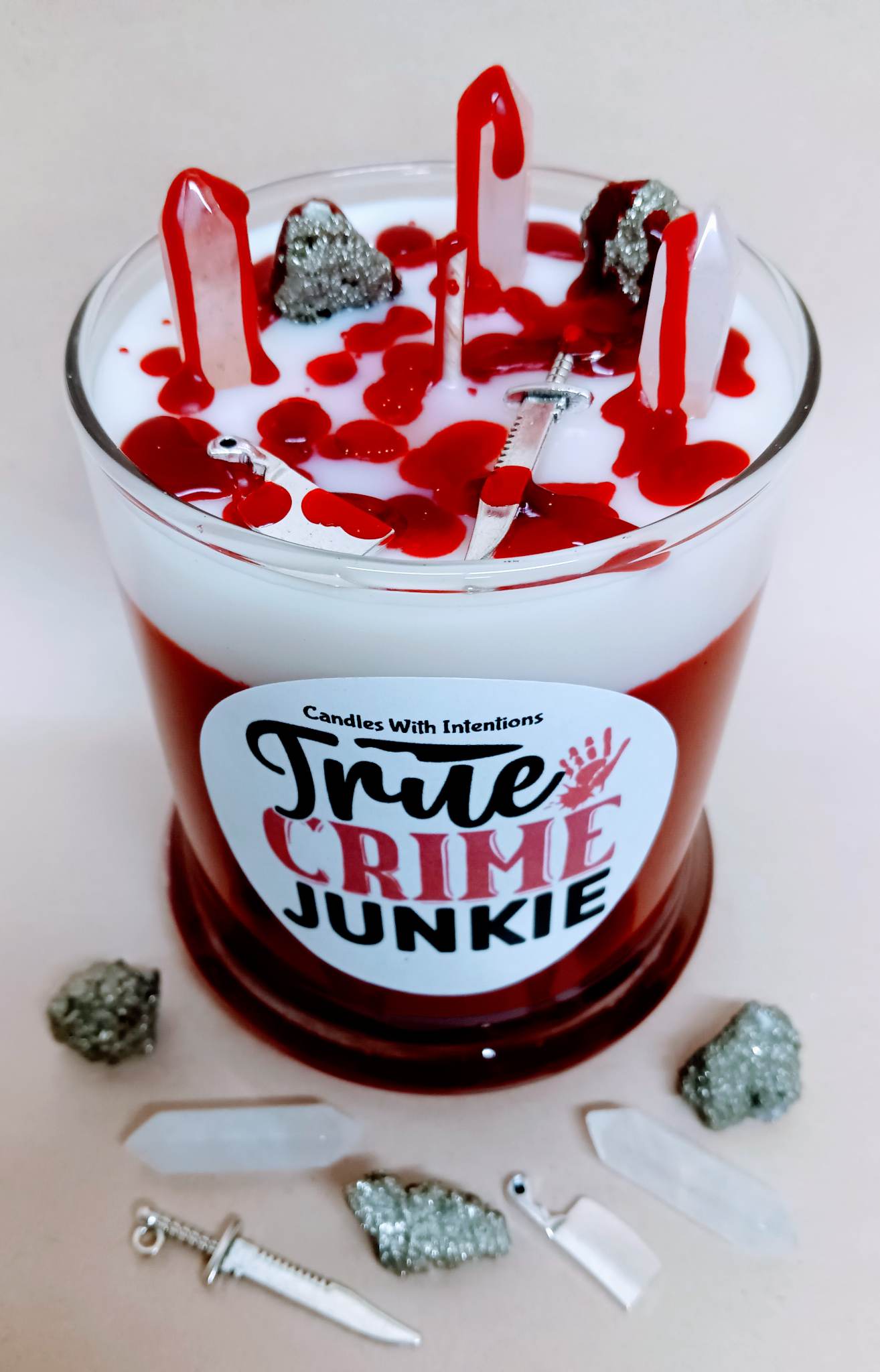 True Crime Junkie Candle Killer Intentions Line (12oz)