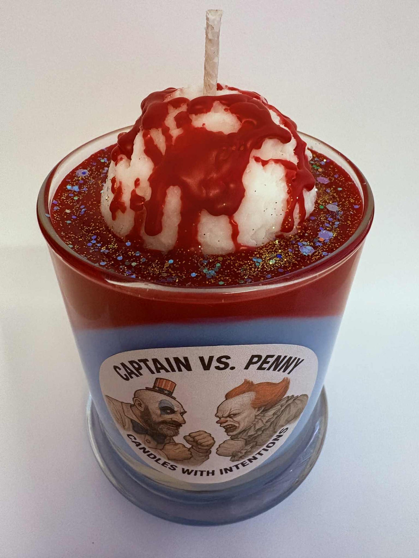 Captain vs. Penny Candle (12.5oz)