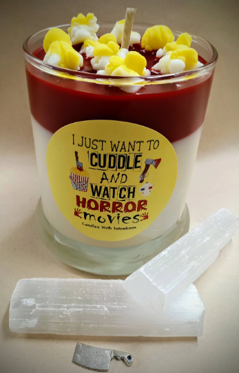 I just want to cuddle and watch horror movies - Killer Intentions Line (12.5oz)