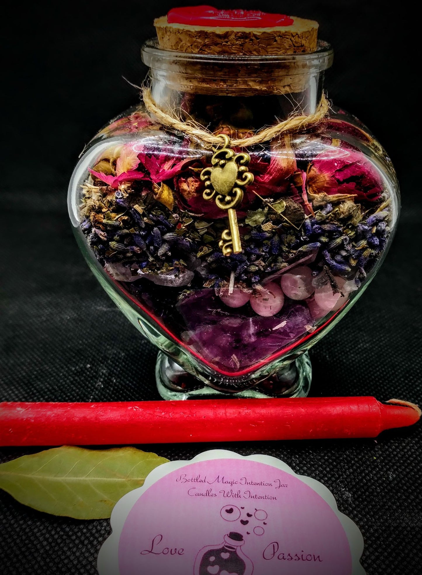 Bottled Magic Intention Jar Love & Passion (5oz)