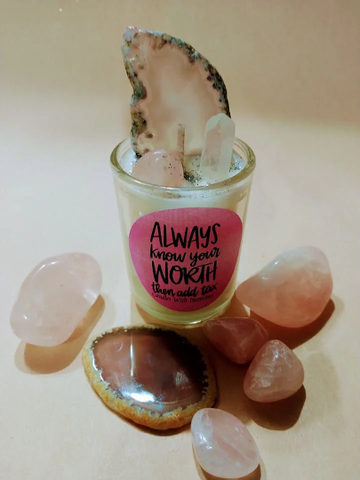 Always Know Your Worth Then Add Tax! (Large 12.5oz or Votive 3oz)