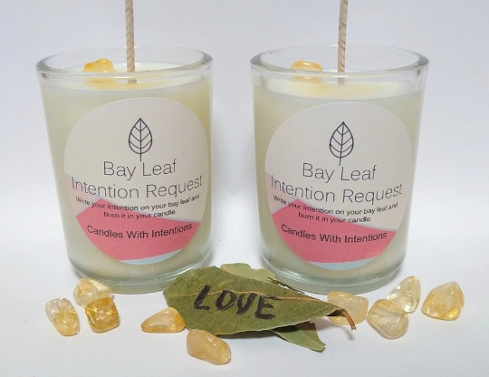 Bay Leaf Intention Request Candle (Votive)