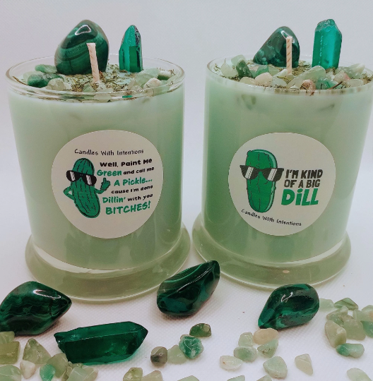Dill Pickle Candles (Two Different Choices) (12.5oz)